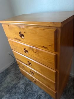Wood dresser