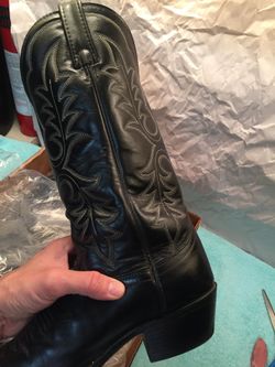 J chrisholm size 8 1/2 black western boots new