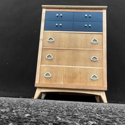 Cute Reimagined MCM Solid Wood Dresser 