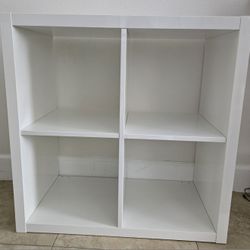 Ikea Kallax Four-Cube Storage Organizer Glossy White
