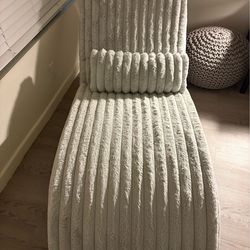 Grey Chaise Chair