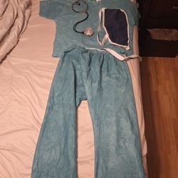 Halloween Nurse Scrubs Costume