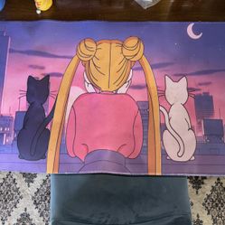 Large Non Slip Sailor Moon Desk Pad 