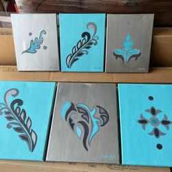 6 Paintings Done By My Mother - $15 For All 6