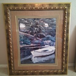 Ornate Gold Mirror Frame 