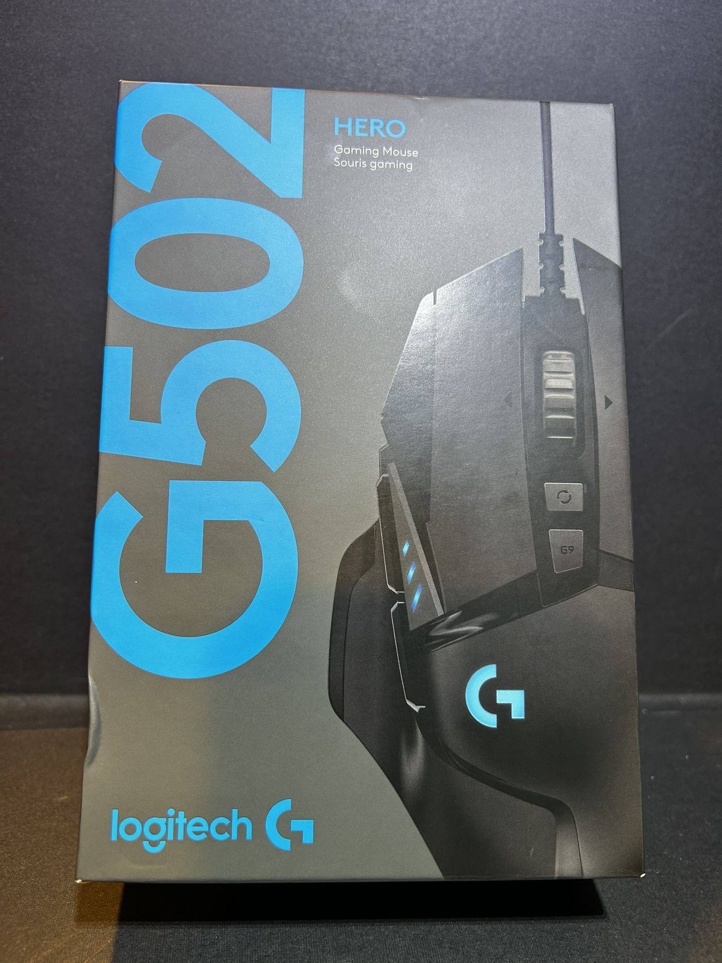 Logitech G502 HERO High Performance Wired Gaming Mouse, HERO 25K Sensor, 25,600 DPI, RGB, Adjustable Weights, 11 Buttons, On-Board Memory, PC/Mac