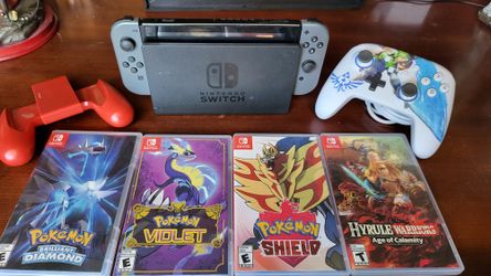 Nintendo Switch Bundle Zelda Pokémon Games Mortal Kombat Lot