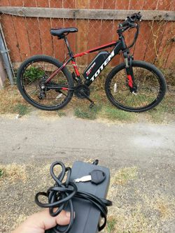 Electric bike 28mph 40miles range. Battery health 100% all works just need maintenance but works 100% come with charger & can be delivered
