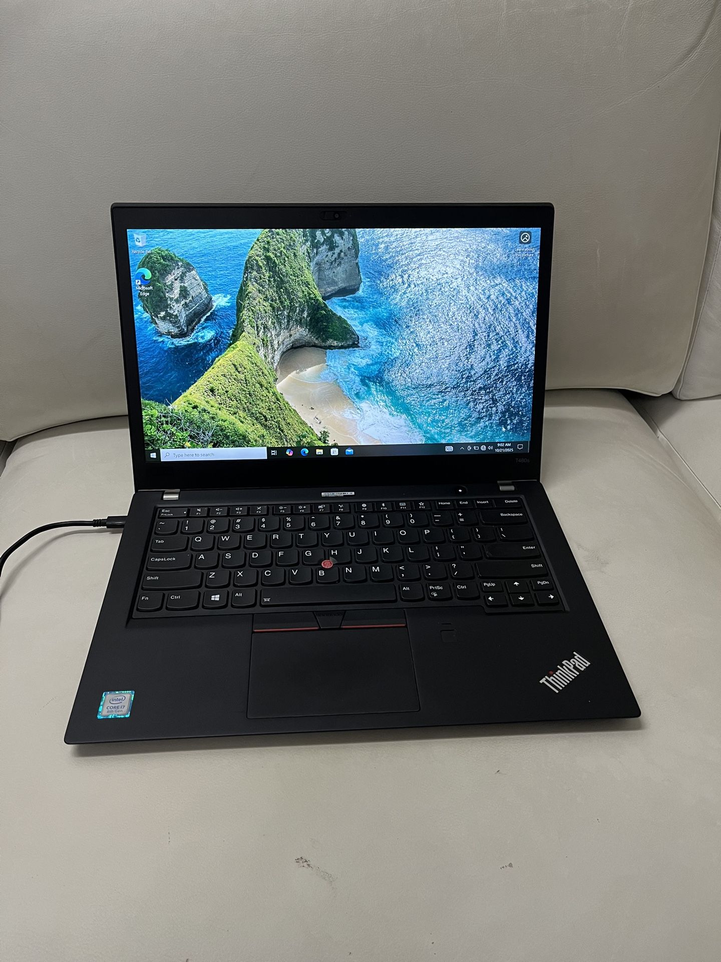 Lenovo Thinkpad T480S, i7-8550, 16 GB Ram, 256 GB SSD, Win 10