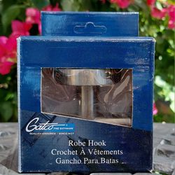Gatco Glam Double Hook Satin Nickel Finish Robe Hook