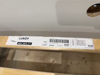 Title: IKEA MALM Twin Bed Frame (White) + LURÖY Slats – Like New – $130