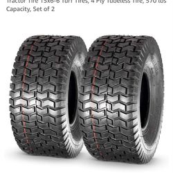 15x6.00-6 tires. A pair of tires. 