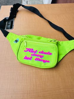 Neon “Hot Dude Doing Hot Things” Fanny Pack / Waist Bag