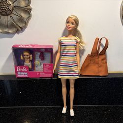 Barbie with 2 Outfits & Barbie Skipper Babysitters Pack