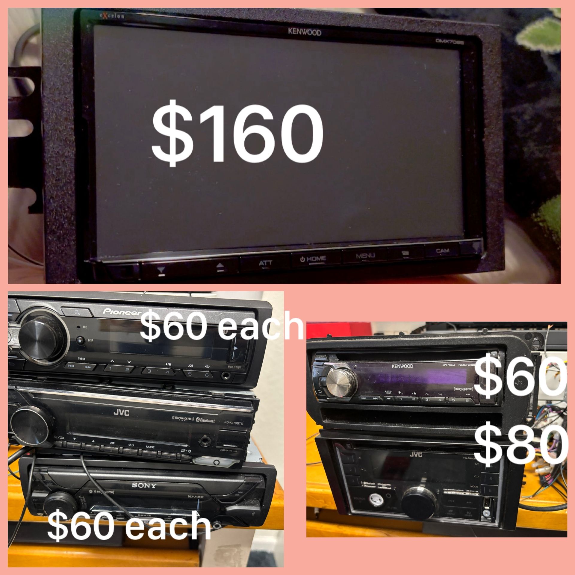 Car Stereo From $60 To $160