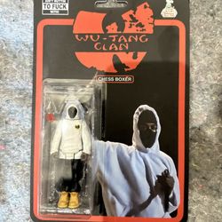 White Hoodie Wu-Tang Clan Chess Boxer Figure 