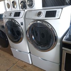Samsung Front Load Washer And Dryer Set Both Works Good 👍