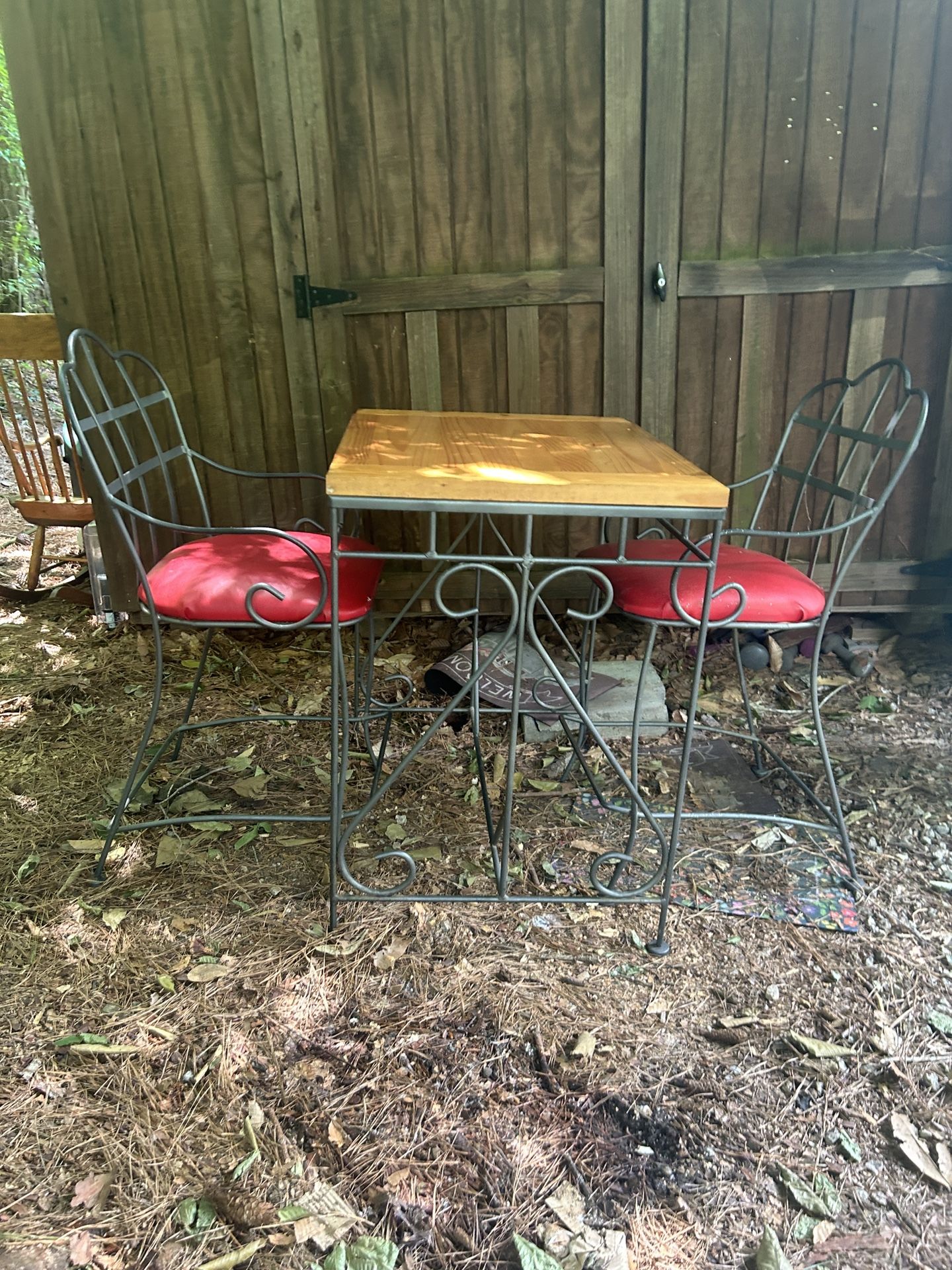 Bar Height Dining Table With 2 Chairs