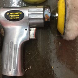 3 Inch Mini Central Phnuemic AirPolishing Gun With Attachment 