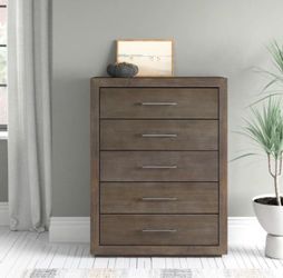 Vertical Tall 5 Drawer Dresser NEW IN BOX
