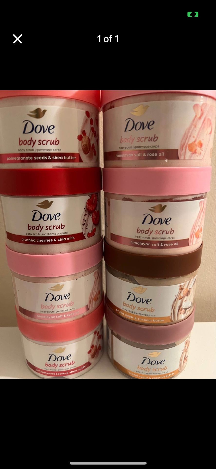 Dove Or Olay Body Scrub Or Body Wash 4/$20