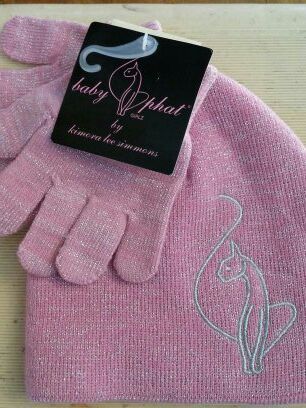 Baby Phat Hat and Gloves