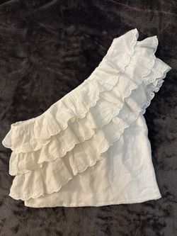 Zara White Elegant Top