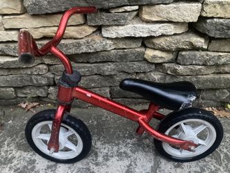 Kids Balance Bike Rolls Well Easy Way To Learn About Balance. Scuffed But Works Great And Fun!