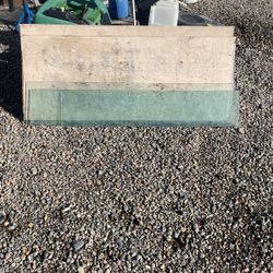 4 Ft Long Glass Shelving 