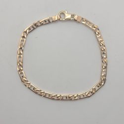 14k Gold Tigers Eye Bracelet