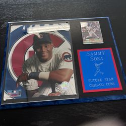 Sammy Sosa Plaque 