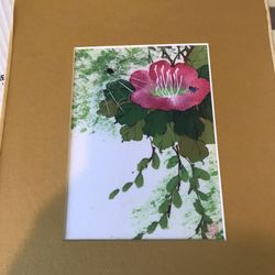 Poon Tai To Silk Watercolor Painting 