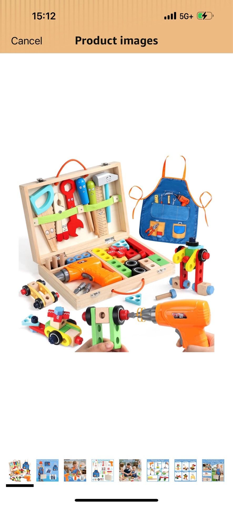 Brand new Kids Tool Set with Drill, Educational Montessori Toys for 3 ...