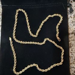 14k Solid Rope 
