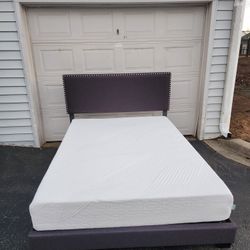 Bed Queen And Mattress,  Frame
