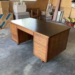 Mid-century Modern Walnut Desk 