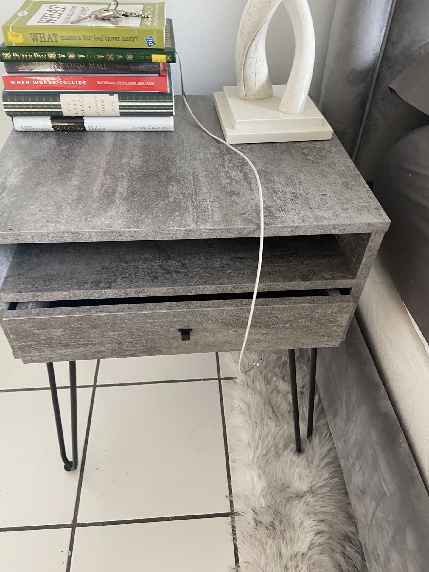 Grey Night Dresser