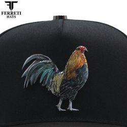 Gorra negra gallo
