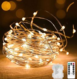 ( Set Of 6 ) 79 Ft 240 Led Fairy Lights, 8 Modes Twinkle Lights