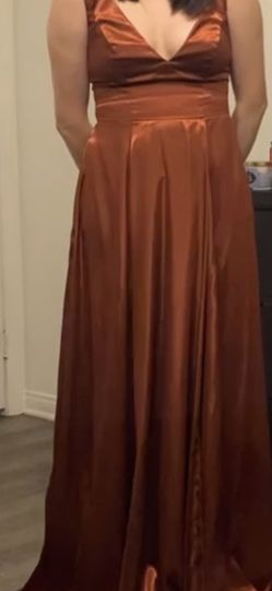 Cinnamon david’s bridal dress 