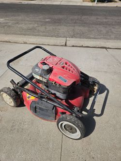 Troy-Bilt collapsible gas lawn mower