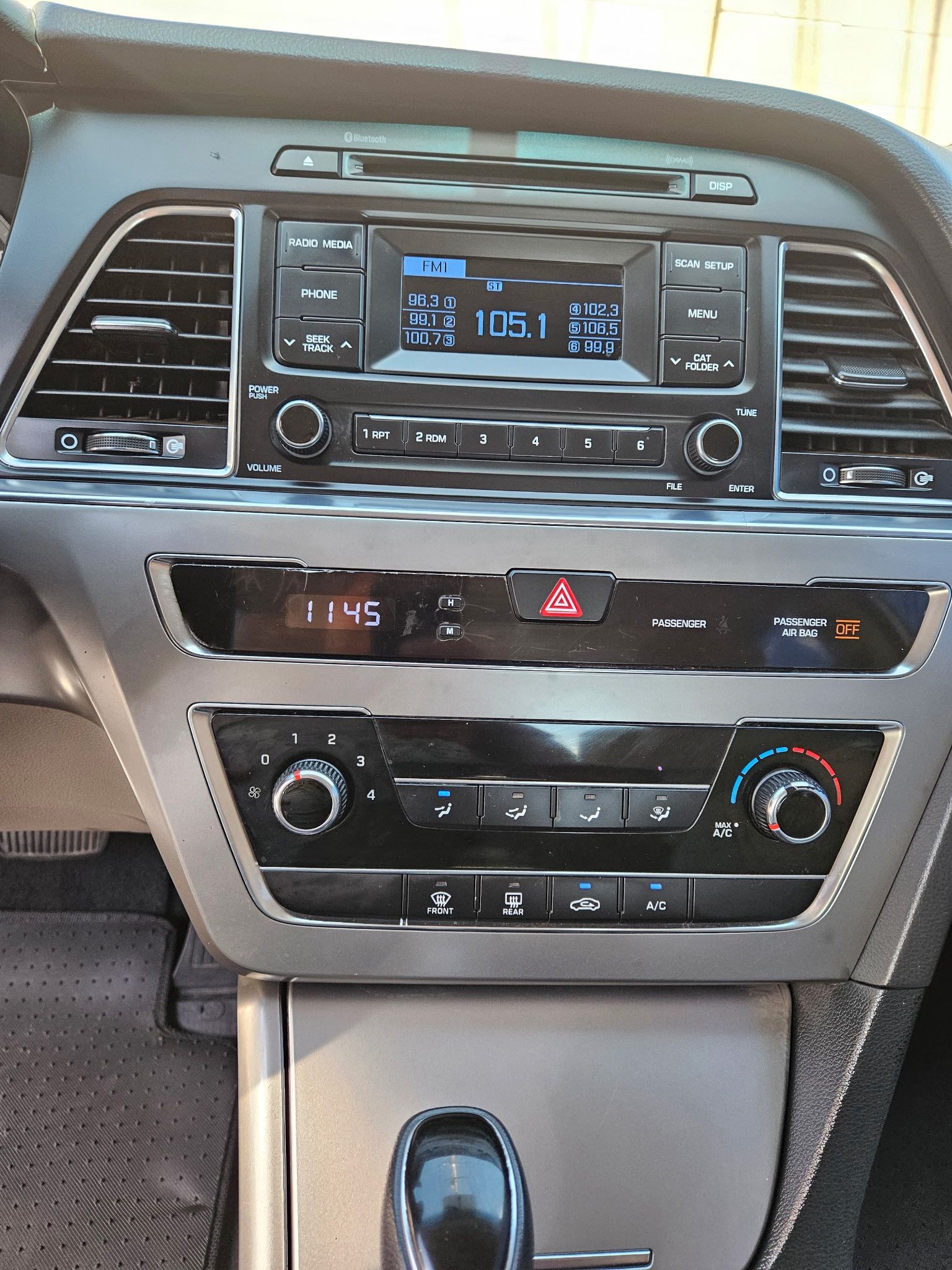 2016-2017 HYUNDAI SONATA RADIO AM FM CD PLAYER RECEIVER