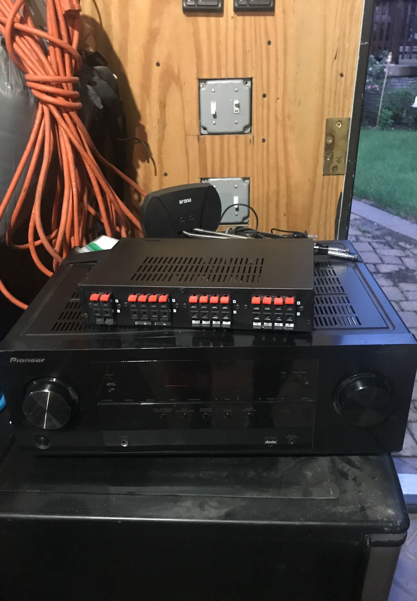 Pioneer AV Receiver and Audio Hookup