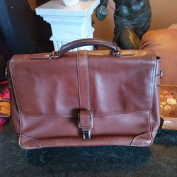 Coach Leather Labtop Hand Bag