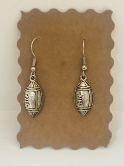 Football earrings
