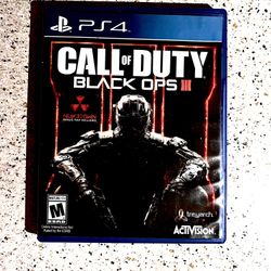 Call of Duty Black Ops III For PS4 