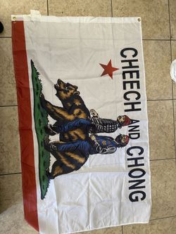 Cheech And Chong California Flag
