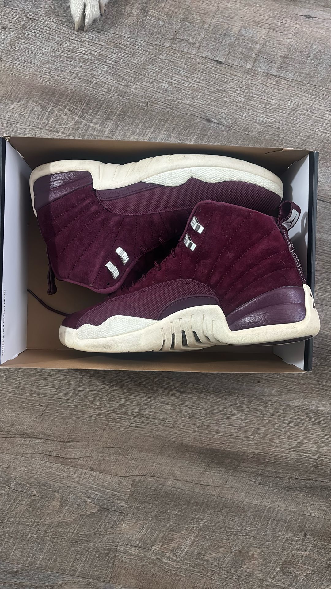 Jordan 12 Bordeaux SZ 12