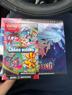 Pokémon Chaos Rising ETB + Booster Bundle Sealed Bundle NEW