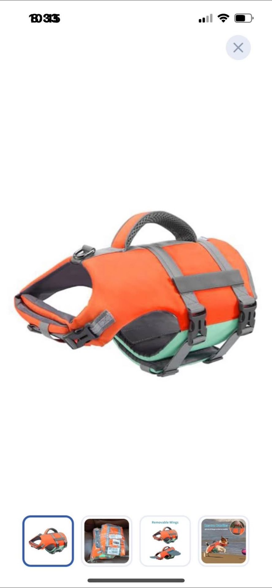 “New”Dog Life Jacket(sz Small)